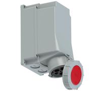 Enchufe fijo 125A 5P 400V rojo IP67/sin POWER TWIST 145-6