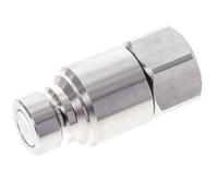 Enchufe hidráulico de acero inoxidable DN 12 de cara plana G 3/4 pulgadas rosca hembra ISO 16028 CEJN D 24,5mm
