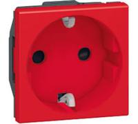Enchufe individual con/u 16A IP20 SCHUKO con MOSAIC 077214