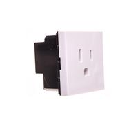 Enchufe individual MOSAIC z/u 15A estándar US blanco 077504