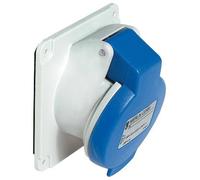 Enchufe industrial, cuadrado, 2p+E, 32A Mureva PKF32F423