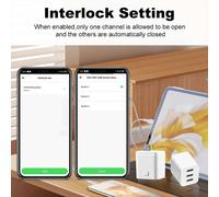 Enchufe inteligente Tuya Wifi de 3 entradas, tipo C, adaptador USB