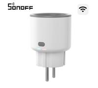 Enchufe inteligente Wi-Fi SONOFF S60TPF 16A - Protección contra sobrecarga, control remoto por aplicación, escenas inteligentes, compatible con Alexa, Google Home e IFTTT