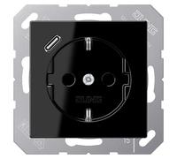Enchufe Jung SCHUKO con toma USB, modelo A1520-18CSW, tipo C, color