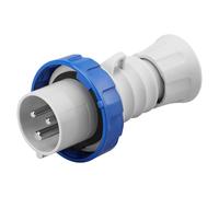 Enchufe Móvil Recto IP69 2P+T 32A 200-250V 50/60Hz Azul Cableado A Tornillo