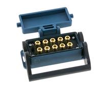 Enchufe múltiple de latón 10x6 mm Conexiones a presión Protección de desbloqueo
