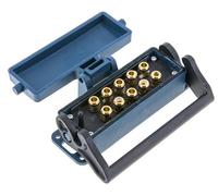 Enchufe múltiple de latón 10x8 mm Conexiones a presión Protección de desbloqueo