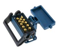 Enchufe múltiple de latón 12x4 mm Conexiones a presión Protección de desbloqueo