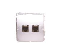 Enchufe ordenador RJ45, categoría 6 Simon Basic BM62E.01/43