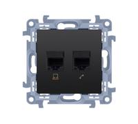 Enchufe ordenador Single RJ45 categoría Simon 10 C61.01/49