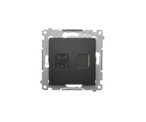 Enchufe ordenador Single RJ45 categoría Simon 54 D61.01/49