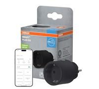 Enchufe inteligente OSRAM Smart+ Wifi con toma de corriente UE, 2300 W, 10 A, IP20, negro, compatible con Alexa, Google Home y Apple HomeKit.