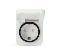 Enchufe para exteriores Nedis SmartLife Zigbee 3.0 | IP44 | Medidor de potencia | 3680 W | Tipo F (CEE 7/7) | -10 - 40 °C | Android™ / iOS | Blanco | 1 unidad
