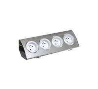 Enchufe para muebles 4x230V INOX OR-AE-1340