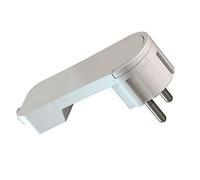 Enchufe plano pared extraplano - Enchufe macho plano para acoplar cable alargador enchufe (250 V - 16 A) 2P + T