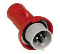 Enchufe Portátil Industrial, Recto, 16A Mureva PKE16M735