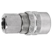 Enchufe rápido rosca hembra 1/2" | Acoplador Hembra con rosca hembra BSP 1/2" para instalaciones neumáticas | Conector rápido tipo europeo para mangueras neumáticas