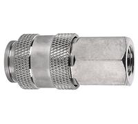 Enchufe rápido universal rosca hembra 1/4" | Acoplador Hembra universal con rosca hembra BSP 1/4" para instalaciones neumáticas