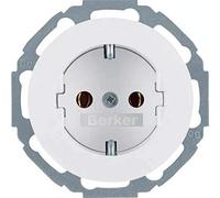 Enchufe Schuko 2p+T 16 A Berker By Hager 47552089serieR.Classic Blanco