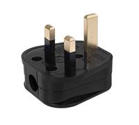 Enchufe UK conector ingles 3 PIN 13 A 230 V (1 pieza) Maclean MCE193, de color negro