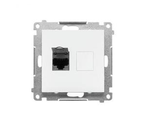 Enchufe único para ordenador RJ45 Simon 55 T61.01/111