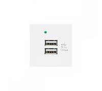 Enchufe USB doble carga rápida Maclean MCE728W