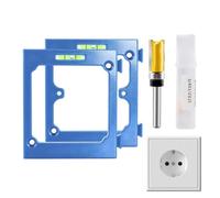 Enchufes de pared tipo 86 con fresa de contorno | Enchufes empotrados para electricistas, hogar, industria, construcción, taller