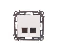 Enchufes dobles LCS para ordenador VALENA LIFE RJ 753143