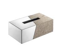 Encimera Caja de pañuelos acero inoxidable con forma crin caballo, adorno decorativo for mesa comedor, sala estar, dormitorio Decorativa