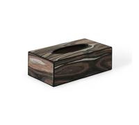 Encimera Caja de pañuelos con textura madera lujo clara, caja sencilla for dormitorio, adornos for sala estar, comedor, servilletas Decorativa