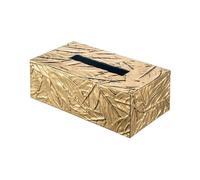 Encimera Caja de pañuelos hotel lujo, moderna y alta gama, for sala estar, cajón acero inoxidable, comercial Decorativa(Pequeño)