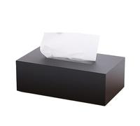 Encimera Cajón de papel acrílico, cajón minimalista for sala reuniones, pañuelos negro Decorativa(Grande)