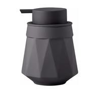 Encimera Dispensador de jabón espumoso cerámica, Espuma Mano 300ml con Bomba for baño Decoración Vintage para el baño(Gray-a)