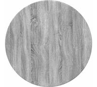 Encimera Gris sonoma Ø 70 x 1,5 cm Madera de ingeniería