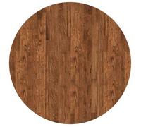 Encimera Marrón Claro Ø 90 X 4 Cm Madera De Roble Sólido Vidaxl