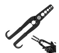 Enderezadora universal de tubo de cobre manual de 6 agujeros, resistente | Alicates redondos de tubo plano de CA para taller, garaje, fábrica, sótano, instalación de aire acondicionado para el hogar