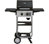 Enders Gas Grill Brooklyn Next 2 - Pequeño - 2 Fuegos de Acero Inoxidable - con termómetro y portabotellas - Placa de Acero Inoxidable - para balcón y Exterior #86456