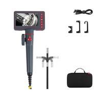 Endoscopio, Boroscopio articulado de 2 vías, endoscopio Industrial con dirección 180 Grados, cámara Impermeable Pantalla 5"(3m)