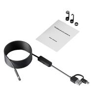 Endoscopio industrial, 2 MP, 1080 HD, grado de protección IP68, lente de 5,5 mm, cable de 10 metros