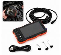 Endoscopio industrial de 4,5 pulgadas, pantalla IPS HD, diámetro de 8 mm, con LED, cable de 3,5 metros, grado de protección IP67