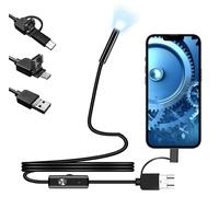 Endoscopio USB 3 en 1, lente de 3,9 mm, cable de 1 metro, grado de protección IP67, compatible con Android