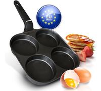 endusor Sartén para Huevo Frito y Tortitas a Inducción (21cm) | Antiadherente, Inducción Gas Cerámica Eléctrica, para Huevos Fritos Panquecas Pancakes Crepes