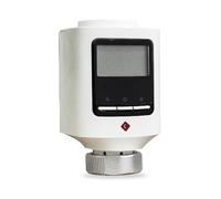 Energeeks - Válvula Termostática WiFi Inteligente - Control Individual de Radiadores - Incluye Adaptadores 28', 30' y DANFOSS - Fácil Instalación - App Móvil - Compatible con Alexa y Google