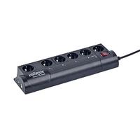 EnerGenie EG-PMS2 - Regleta con 4 tomas (10 A, 250 V, 2500 W), negro