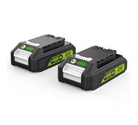 Energup 2 x 24V 3500mAh Baterías de Respaldo para Greenworks Bateria 24V G24B2 G24B4