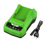 ENERGUP Cargador 24V para Greenworks Cargador 24V G24C G24X2UC2 Compatible con Greenworks Batería G24B2 G24B4