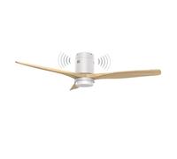 Energy Sistem Ventilador de techo SoundAir – Altavoz Bluetooth, Motor DC, 132 cm, Blanco