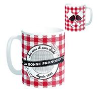 Enesco, 12 tazas vichy con dibujos de vino
