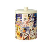 Enesco Ceramics Classic Disney - Tarro de galletas con diseño de película de Disney, 9.25 pulgadas, multicolor
