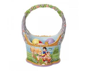 Enesco Cesta de Pascua Blancanieves y los 7 Enanitos con 3 huevos